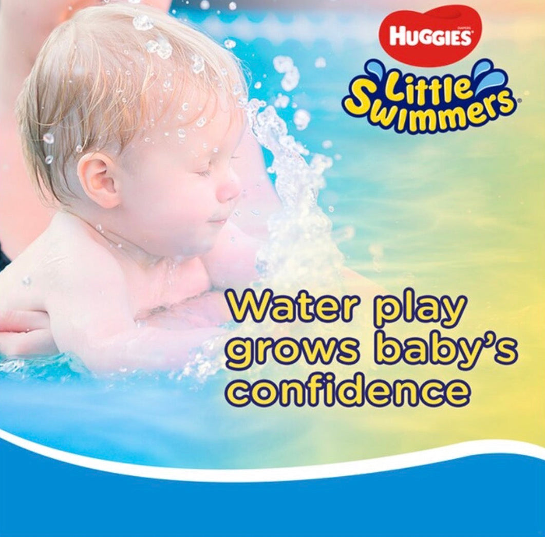 Huggies Little Swimmers Size 2-3 Disposable Swim Nappies x12