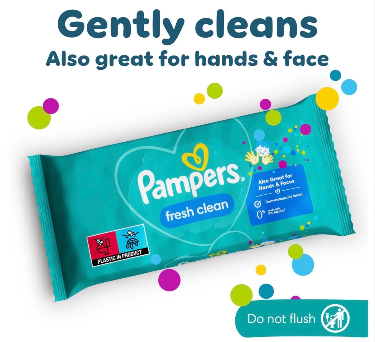 Pampers Fresh Clean Baby Wipes 12 x 52 Pack