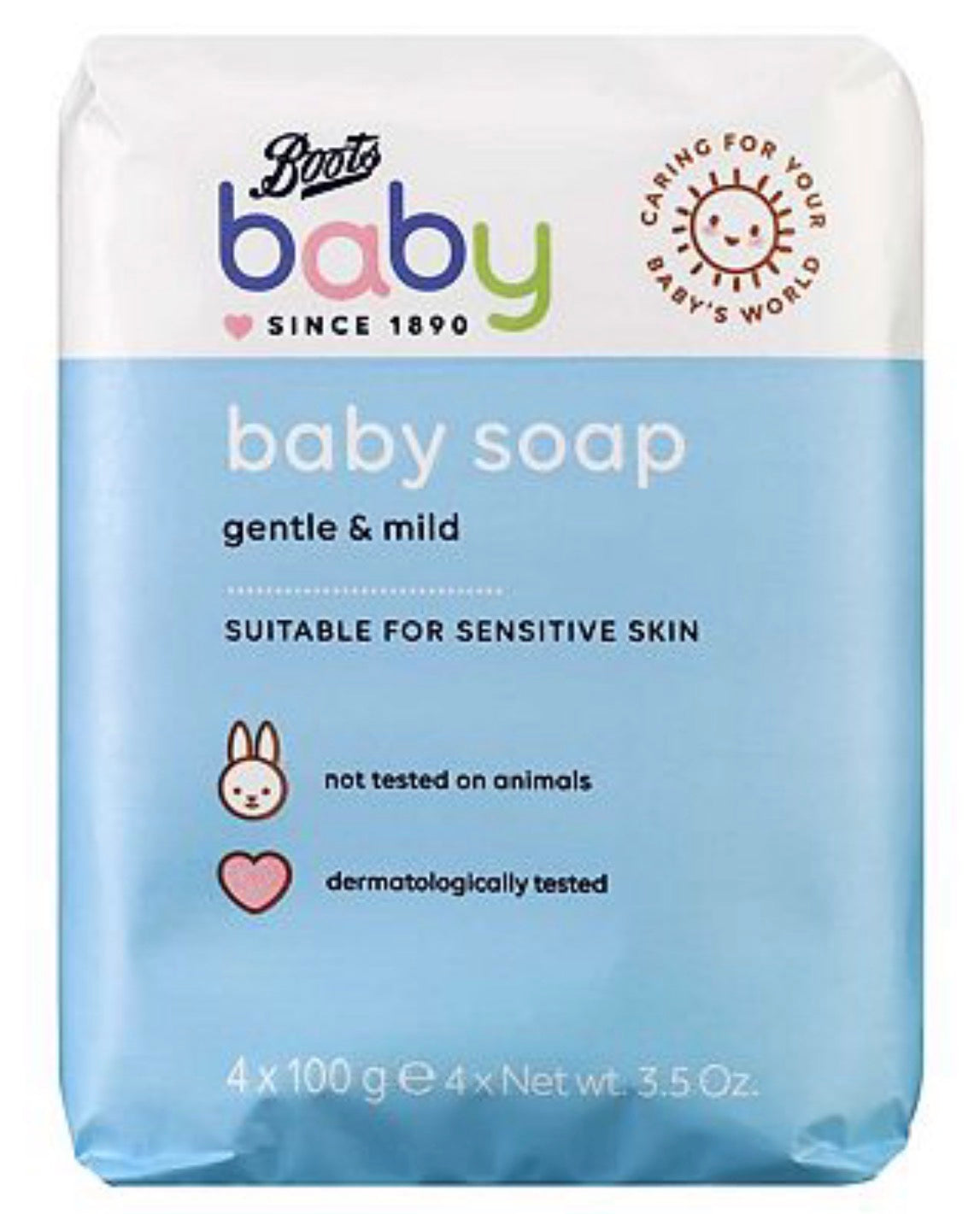 Boots Baby soap bar 100g 4s