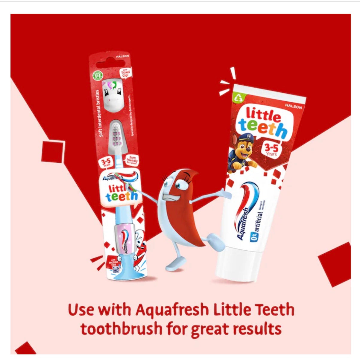 Aquafresh Kids Paw Patrol Little Teeth Toothpaste 3-5 years 75ml