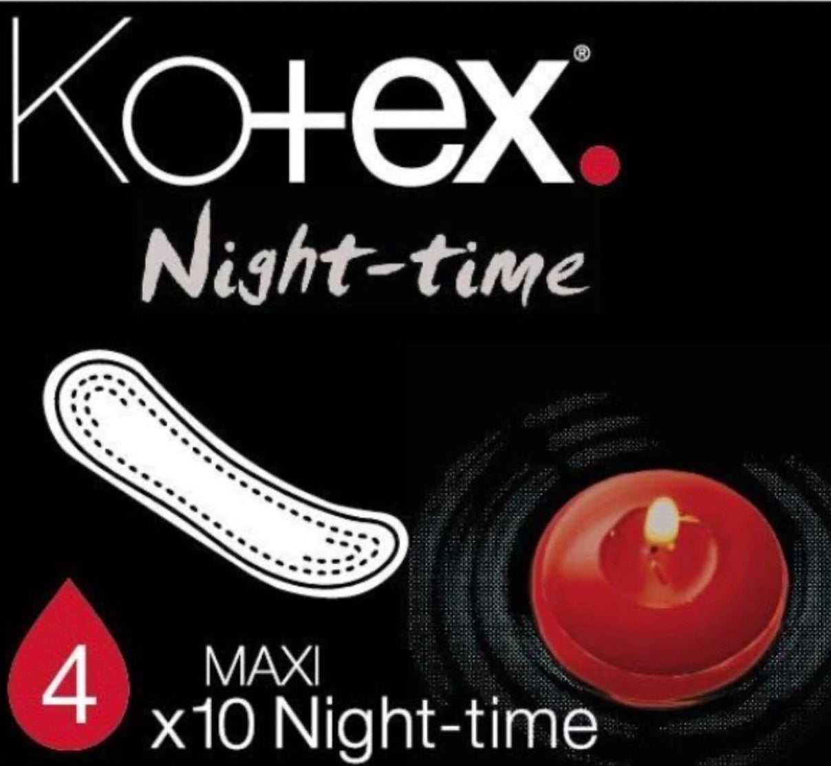 Kotex Maxi Night 10 Pack