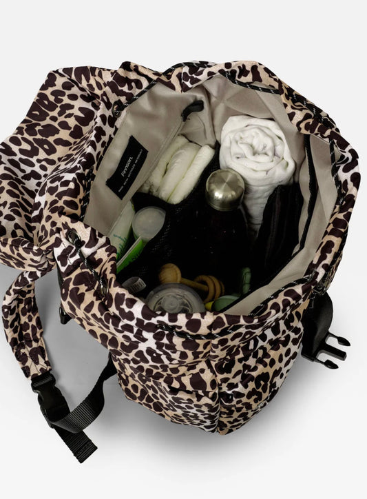 Finnson ELISE Eco Changing Backpack with Changing Mat - Leopard