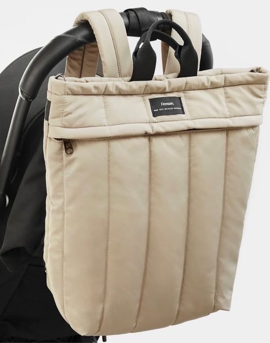 Finnson RAE Eco Changing Backpack with Changing Mat - Taupe