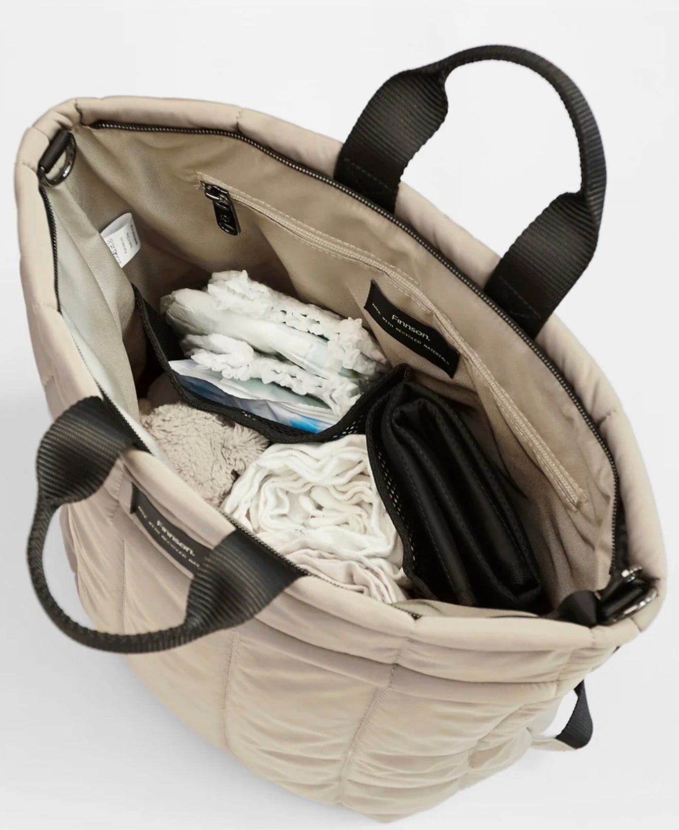 Finnson RAE Eco Changing Backpack with Changing Mat - Taupe