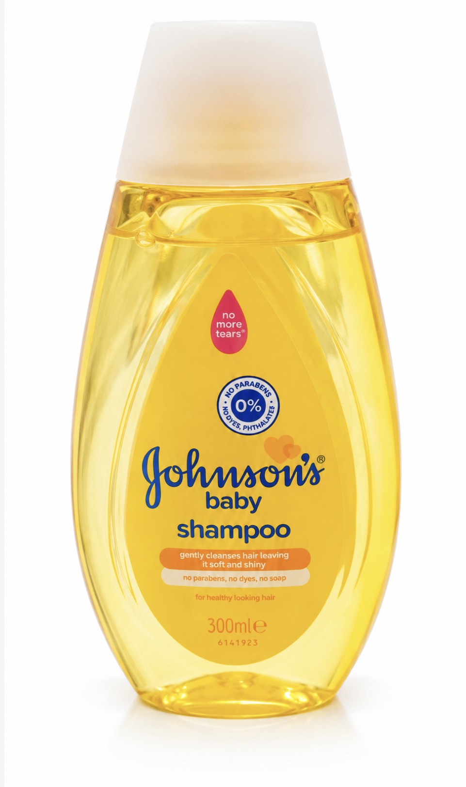 Johnson's Baby Shampoo Without Dyes Sulphates & Soap 300ml