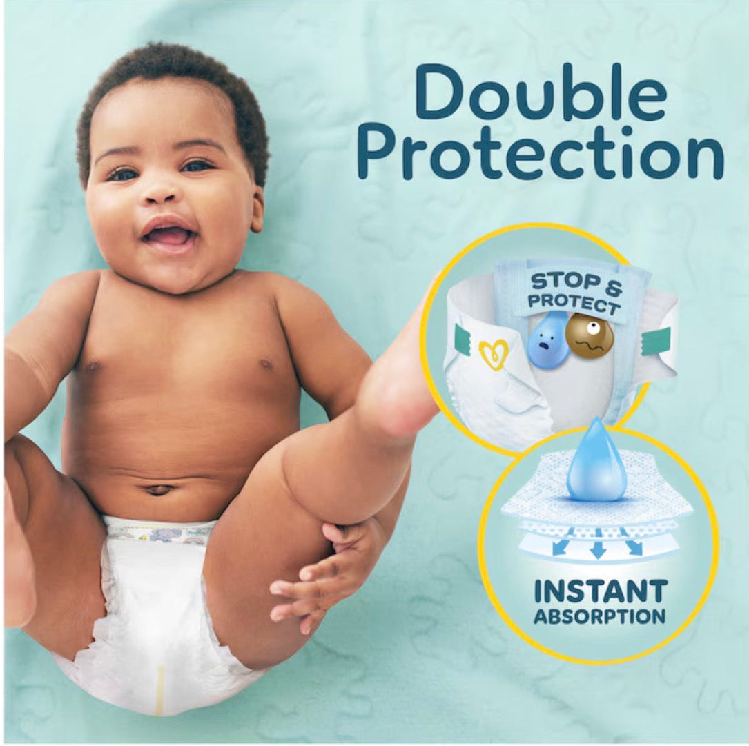 Pampers New Baby Size 1 50 Nappies Essential Pack