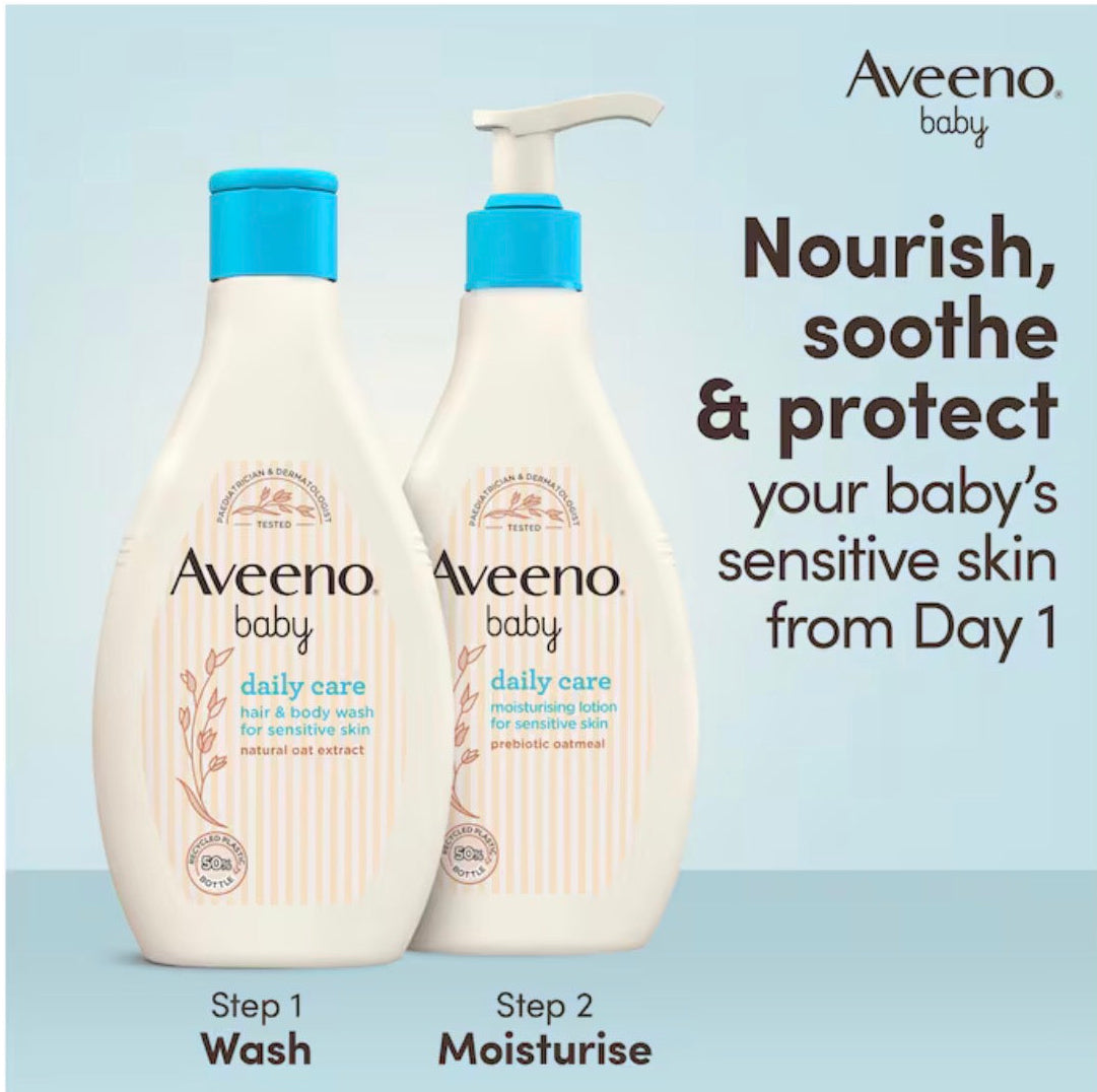 Aveeno Baby Daily Care Hair & Body Wash For Sensitive Skin 250ml