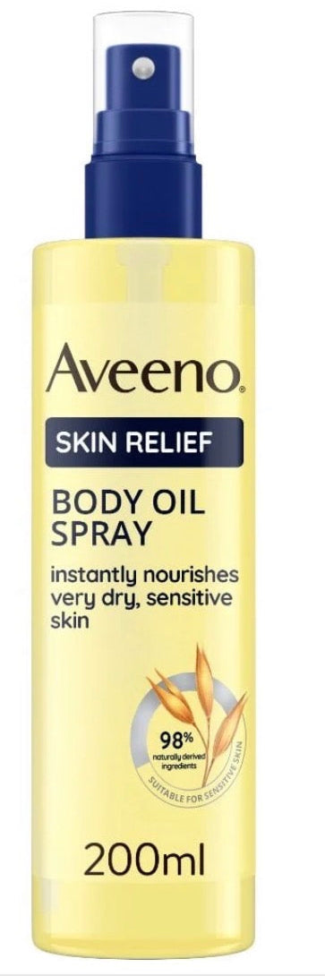 Aveeno Skin Relief Body Oil Spray 200ml