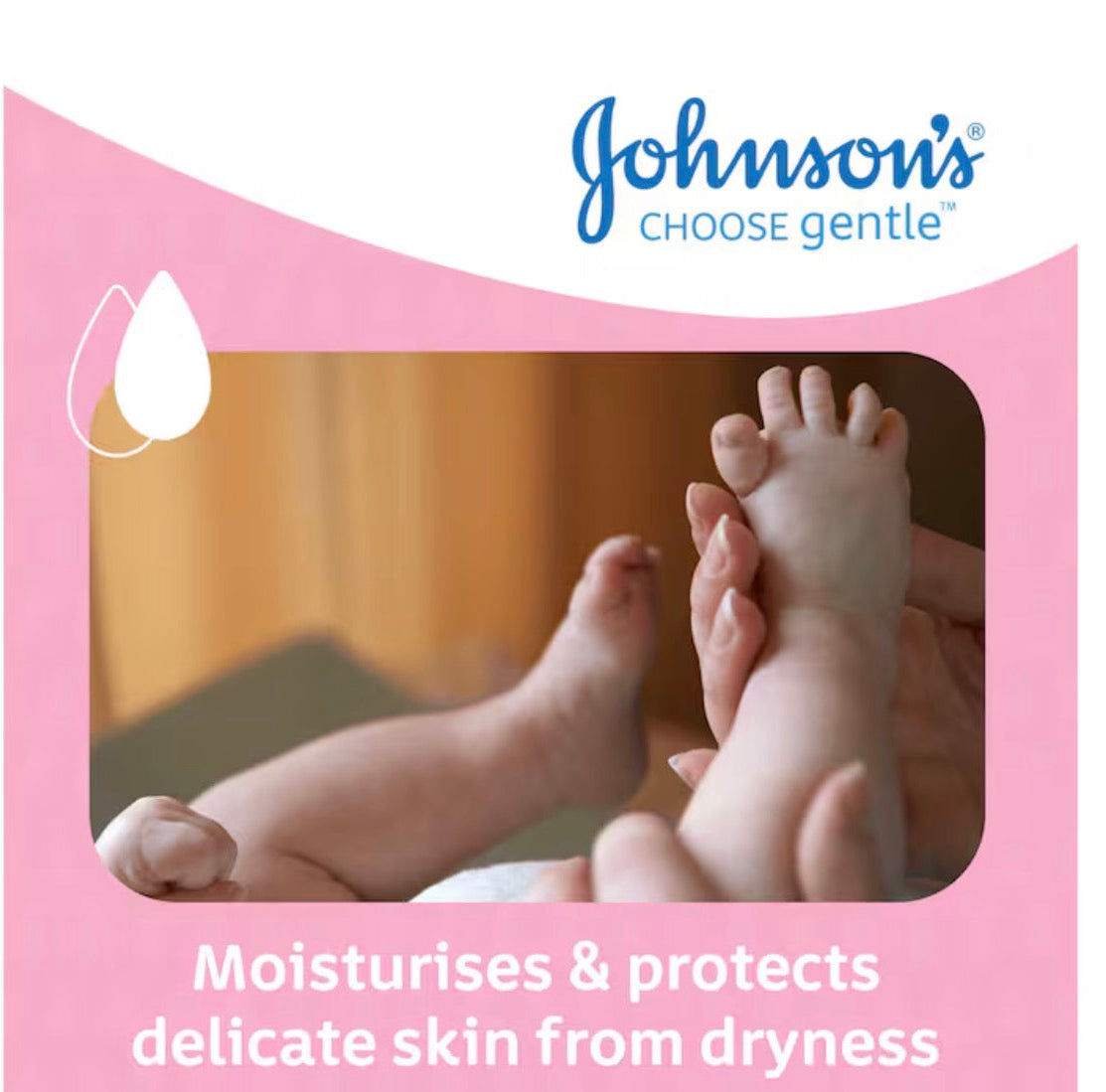 Johnson's Baby Oil 200 ml Moisturising Baby Oil to Protect Delicate Skin