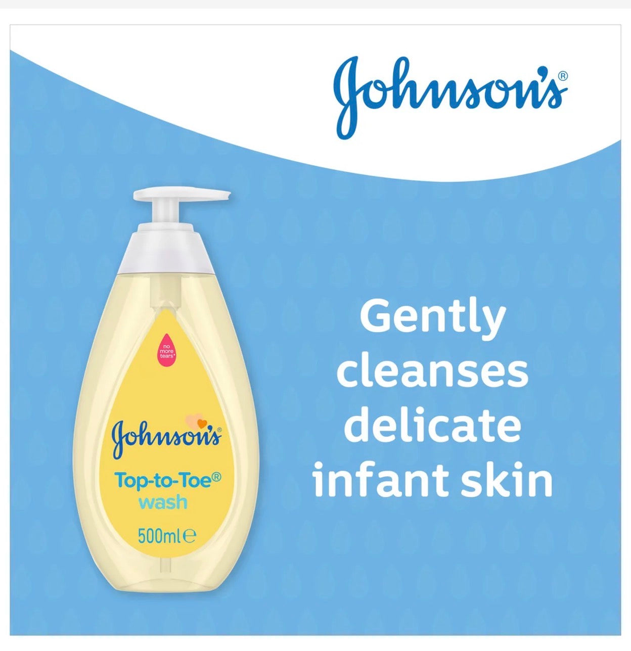 Johnson's Top-To-Toe Wash 500ml