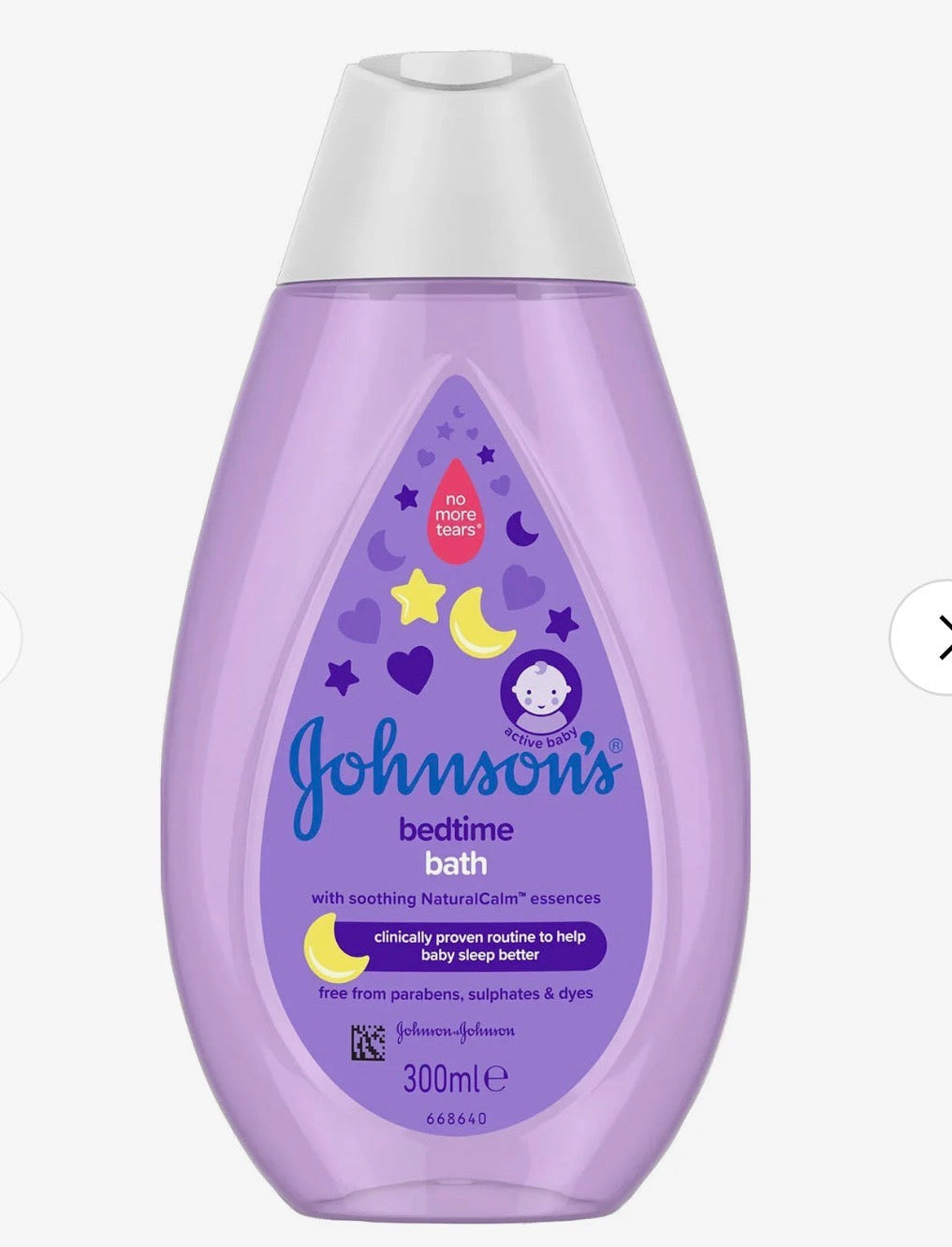 Johnson's Baby Bedtime Bath Gentle Baby Bath 300ml