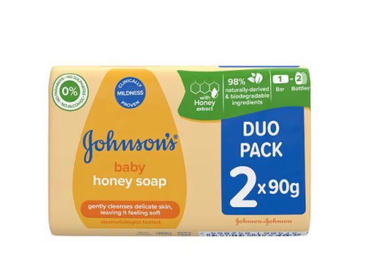 Johnson's Baby Honey Soap Duo Pack 2x90g