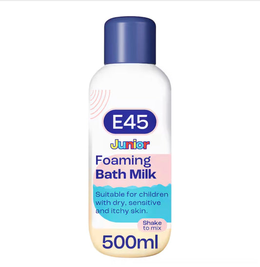 E45 Junior Foaming Bath Milk 500ml