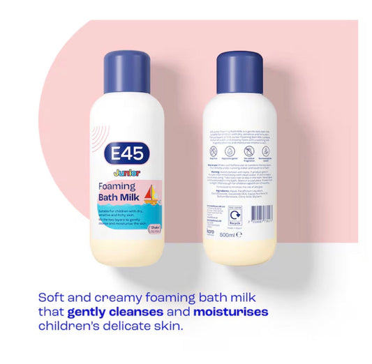 E45 Junior Foaming Bath Milk 500ml