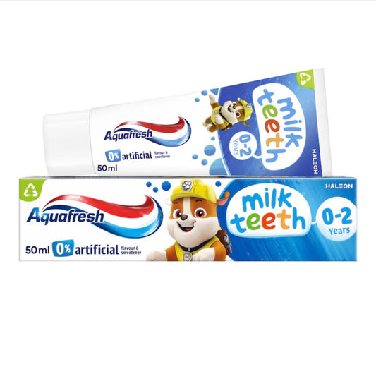 Aquafresh Kids Paw Patrol Milk Teeth Toothpaste 0-2 years 50ml