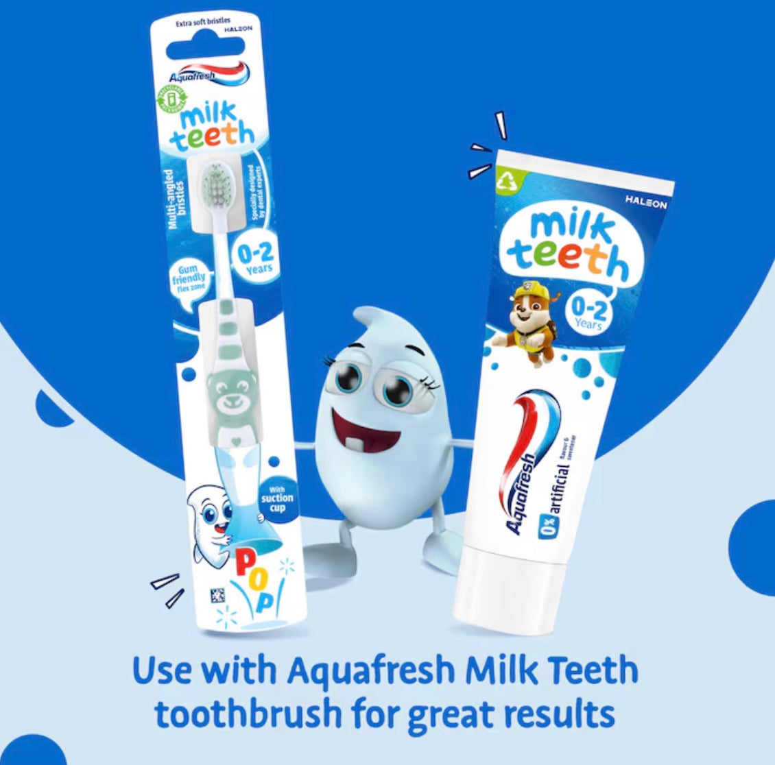 Aquafresh Kids Paw Patrol Milk Teeth Toothpaste 0-2 years 50ml