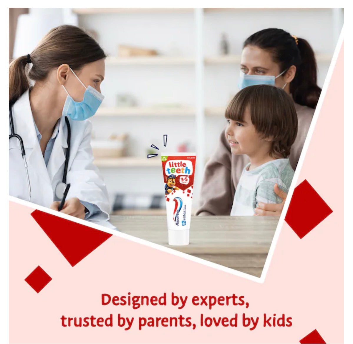 Aquafresh Kids Paw Patrol Little Teeth Toothpaste 3-5 years 75ml