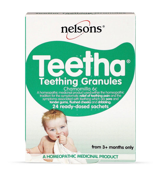 Nelsons Teetha Teething Granules 24 Sachets