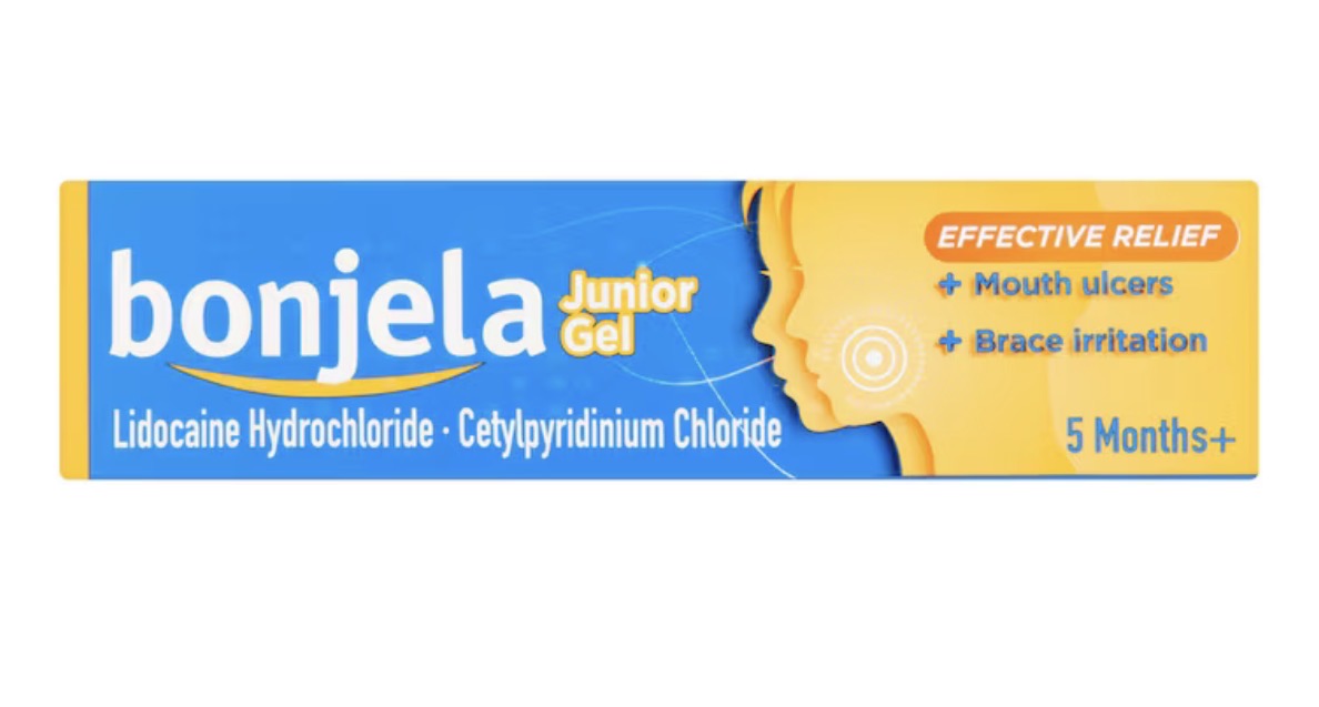 Bonjela Junior Mouth Ulcer & Brace Irritation Gel - Banana 15g