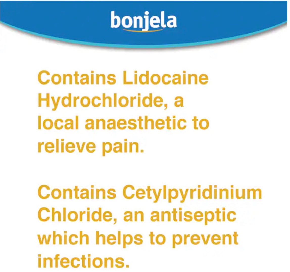 Bonjela Junior Mouth Ulcer & Brace Irritation Gel - Banana 15g