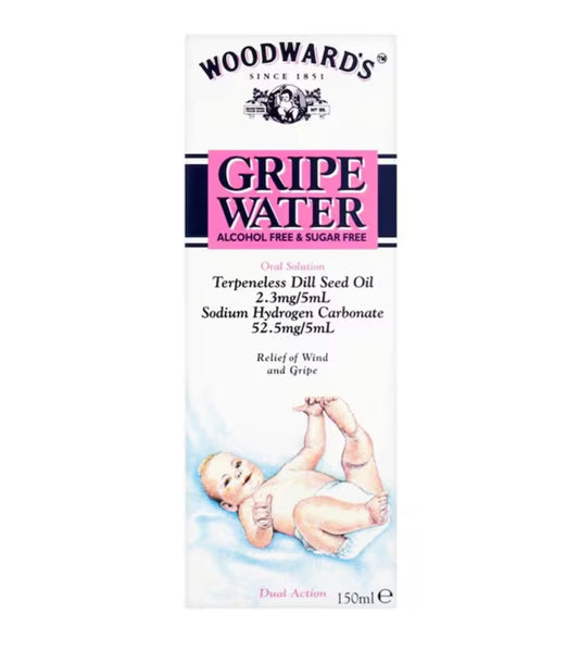 Woodwards Gripe Water Dual Action Relief of Wind and Gripe 150ml