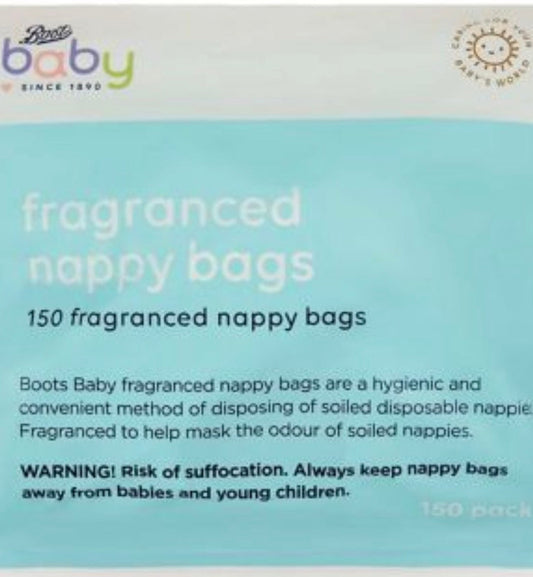 Boots Baby fragranced nappy bags 150s