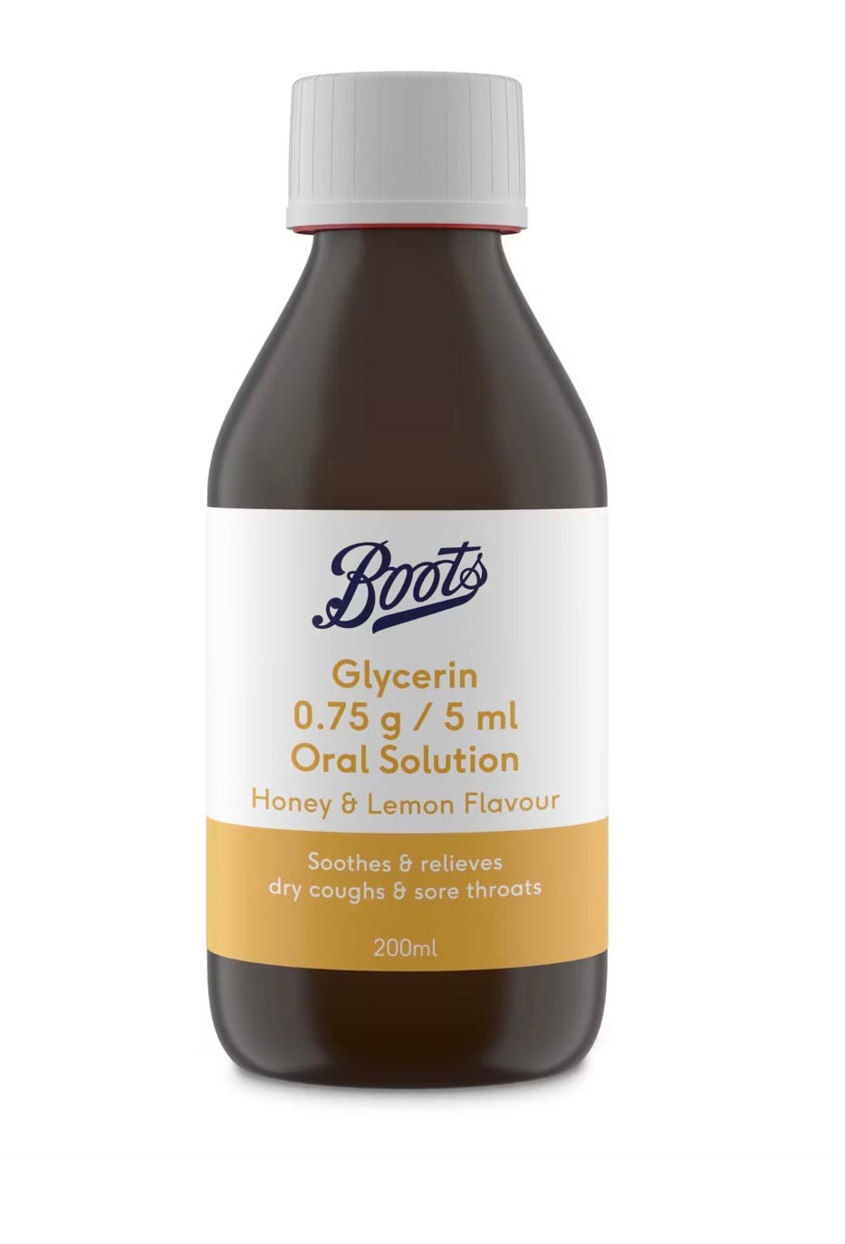 Boots Glycerin 0.75g/5ml Oral Solution – 200ml