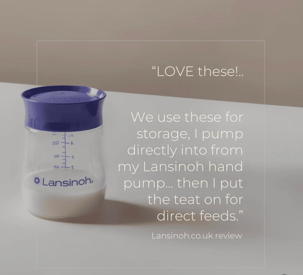 Lansinoh Breastmilk Storage Bottles 4 pcs