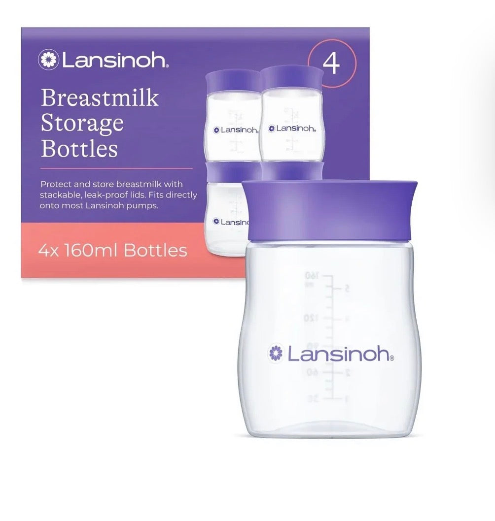 Lansinoh Breastmilk Storage Bottles 4 pcs