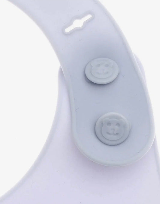 baby plus Silicone Bib - Powder Blue