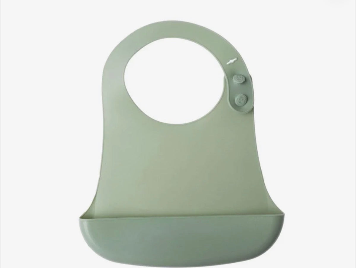 baby plus Silicone Bib - Green