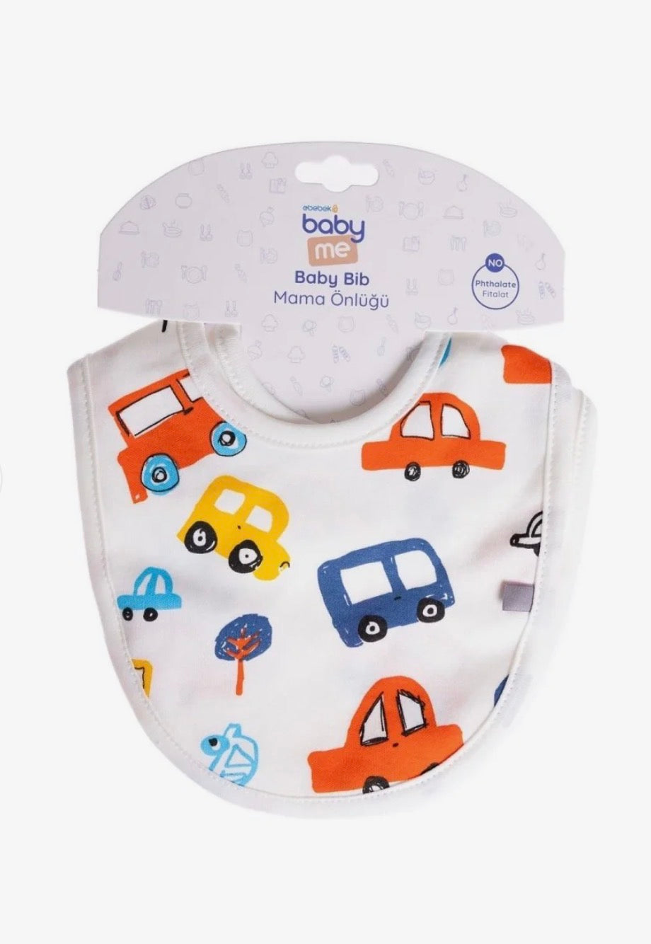 baby me Cars Baby Bib Pack of 2