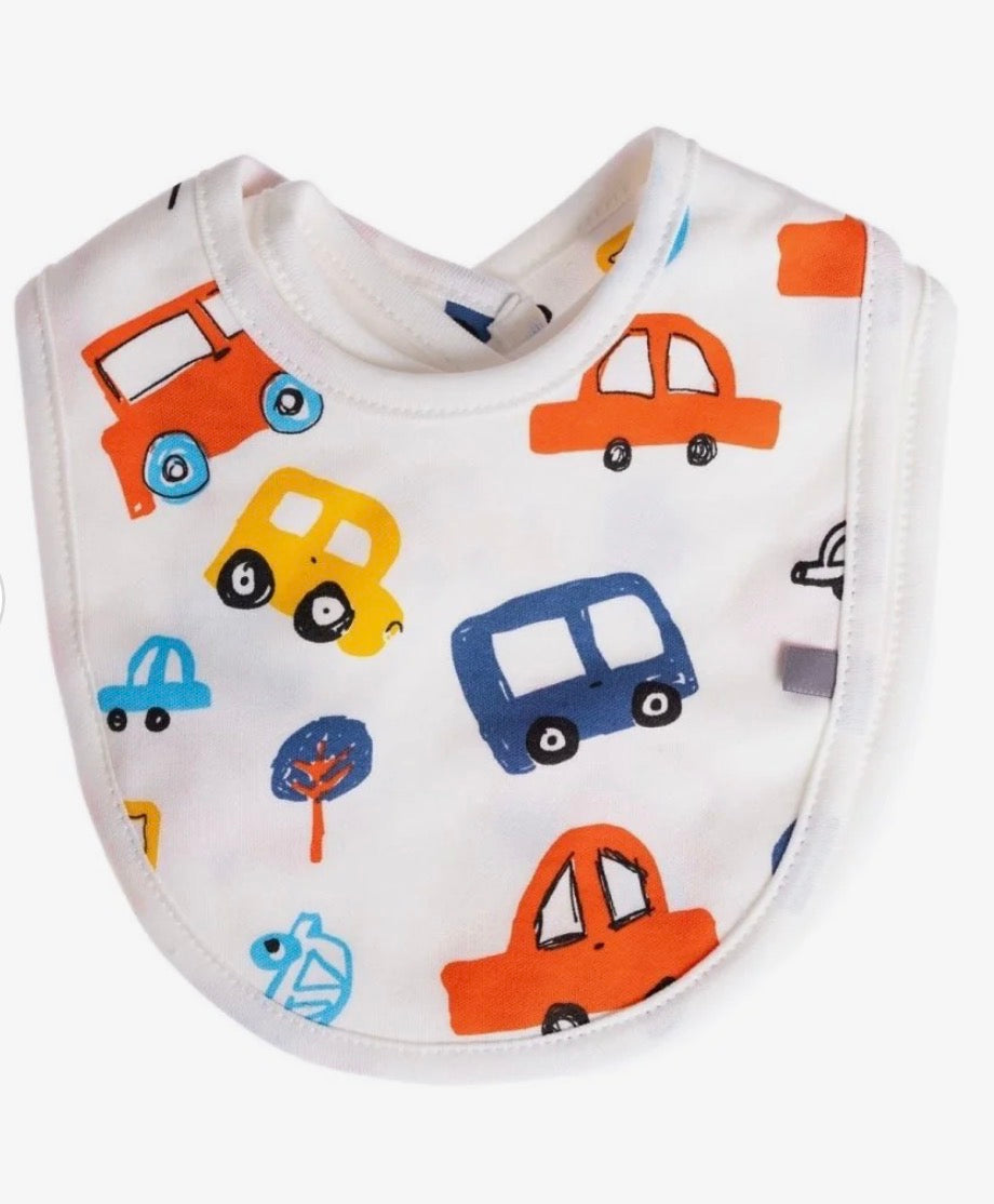 baby me Cars Baby Bib Pack of 2