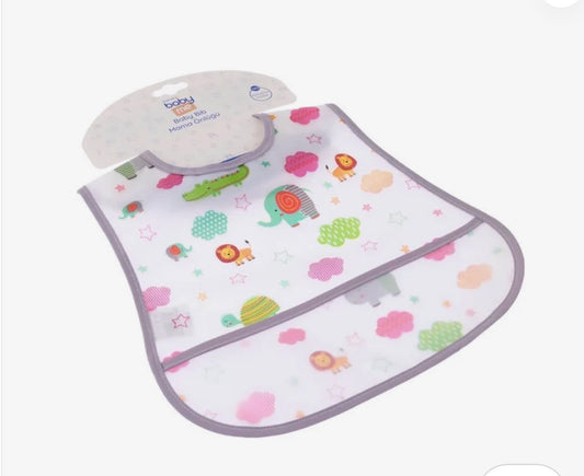 baby me Smart Patterned Baby Feeding Bib