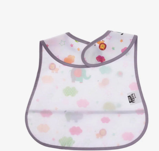 baby me Smart Patterned Baby Feeding Bib