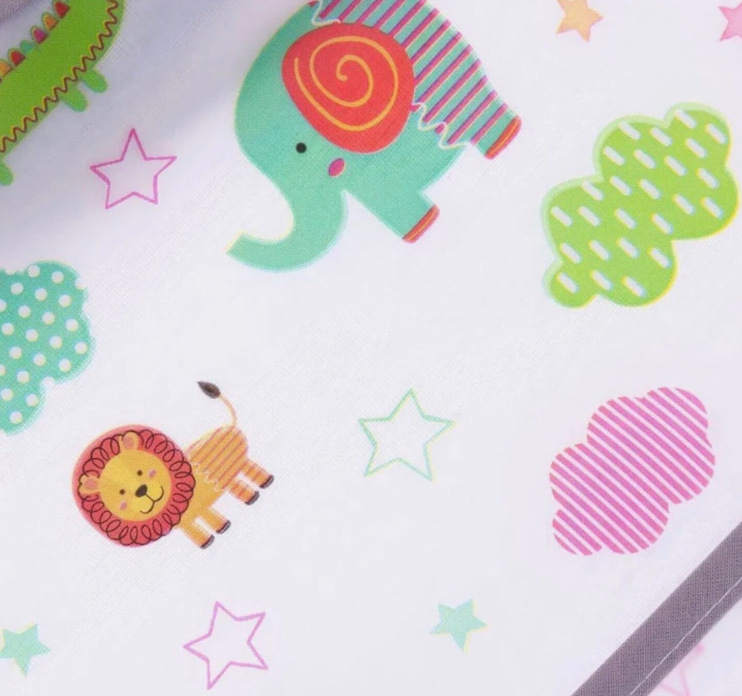 baby me Smart Patterned Baby Feeding Bib