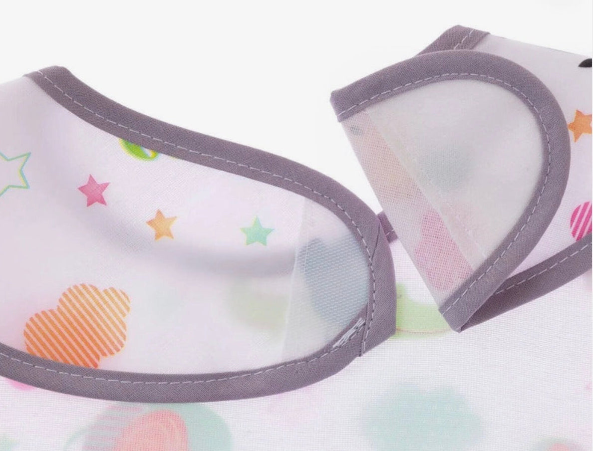 baby me Smart Patterned Baby Feeding Bib