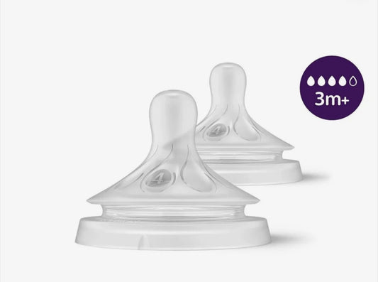 Philips Avent Natural Response Teats Stage 4 (3+ months) Pack of 2