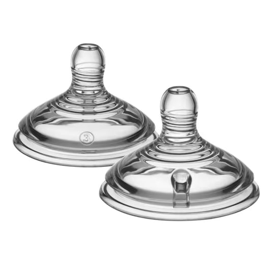 Tommee Tippee Natural Start Baby Bottle Teats Fast Flow 6m+ 2 Pack