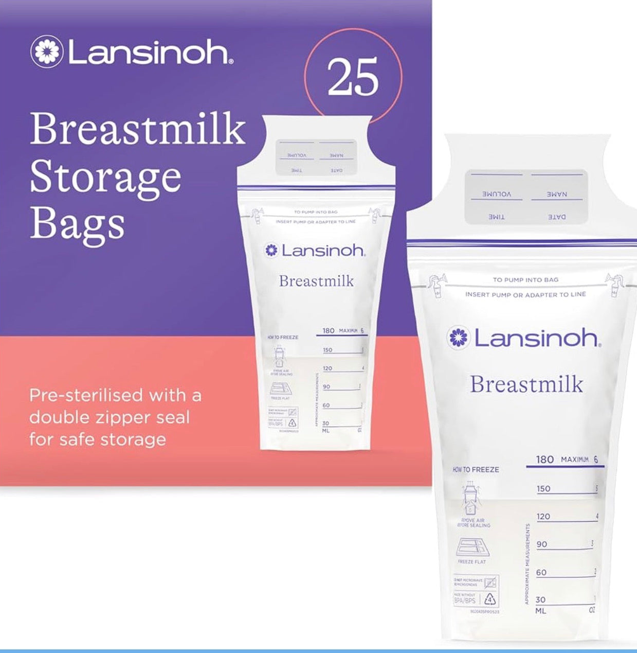 Lansinoh Breast Milk Storage Bags