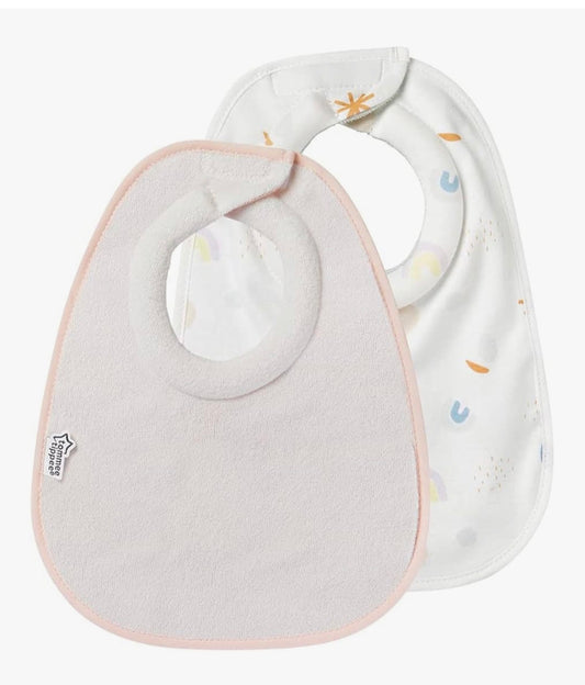 Tommee Tippee Milk Feeding Bibs, Pack of 2