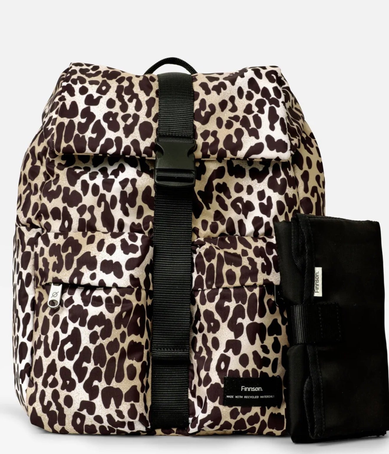 Finnson ELISE Eco Changing Backpack with Changing Mat - Leopard