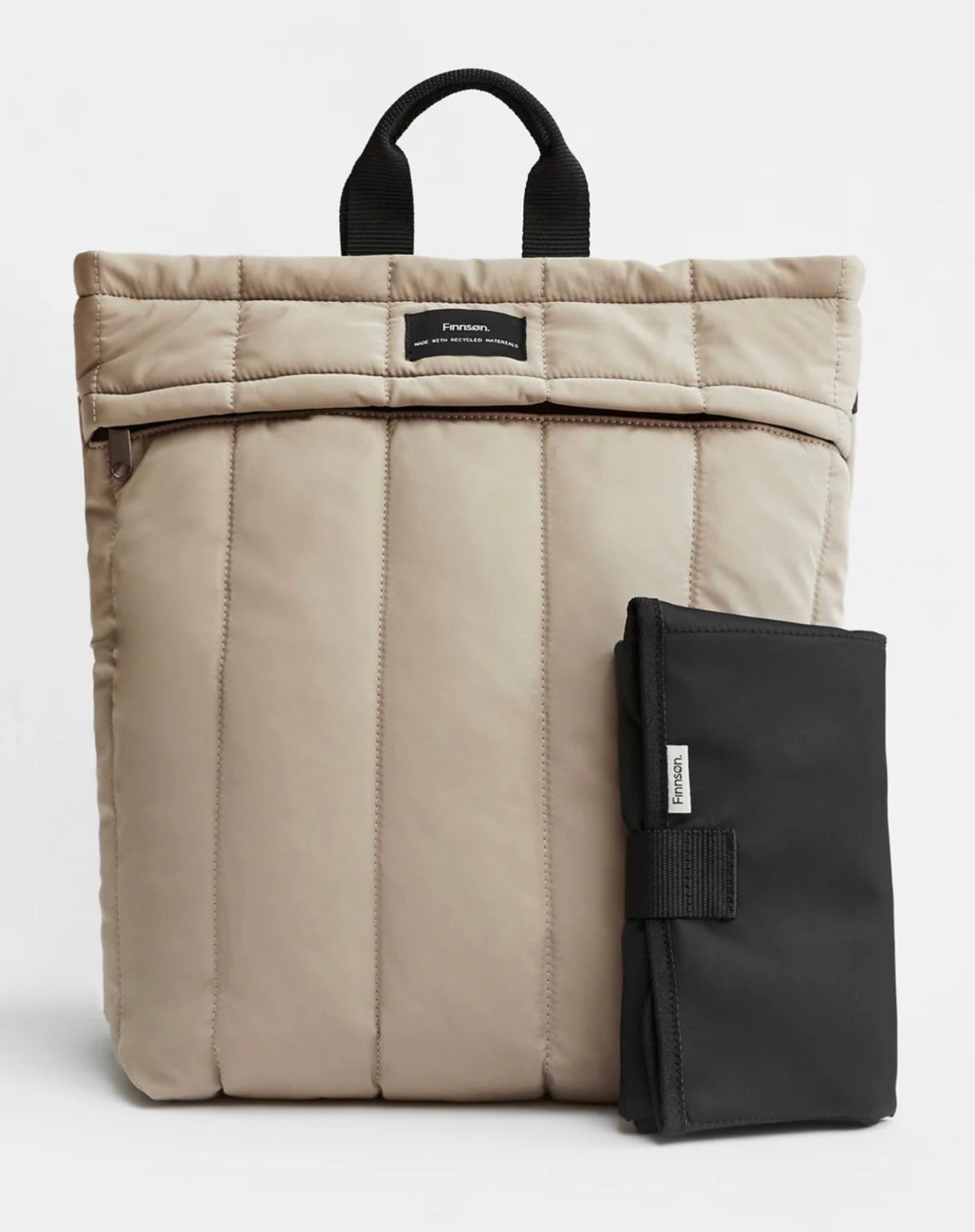 Finnson RAE Eco Changing Backpack with Changing Mat - Taupe