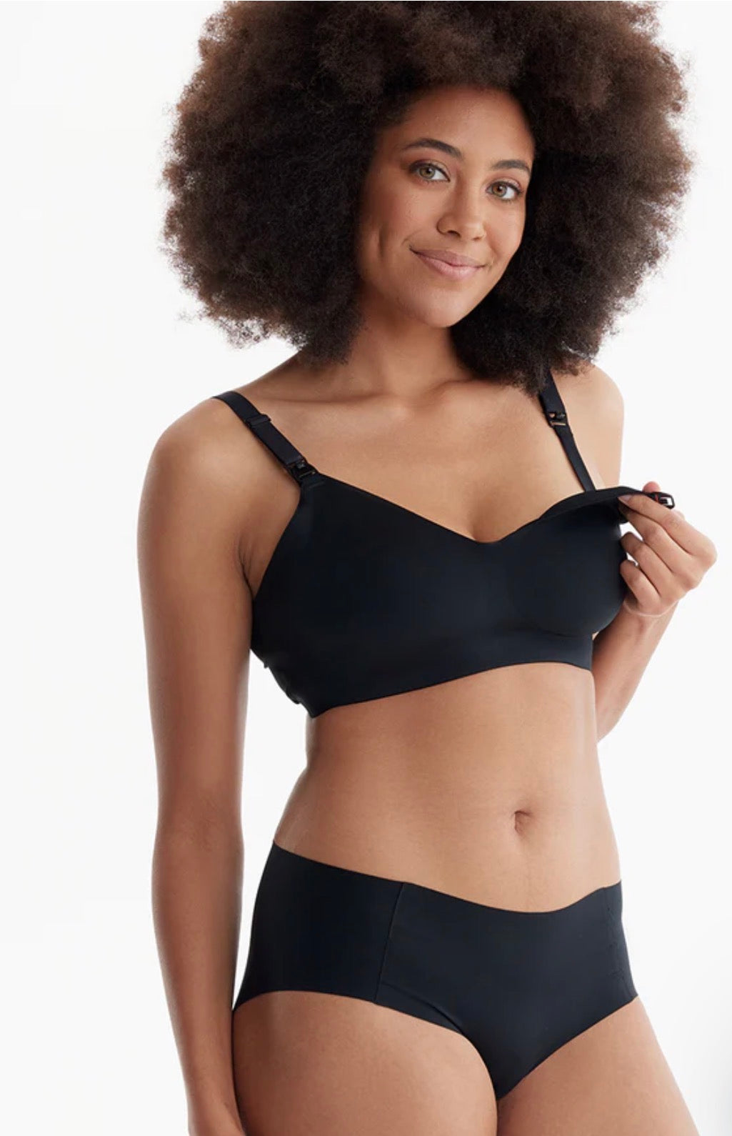 Momcozy M5 Bra Bundle: Double M5 Hands-free Breast Pump and Nursing Bra(YN21)