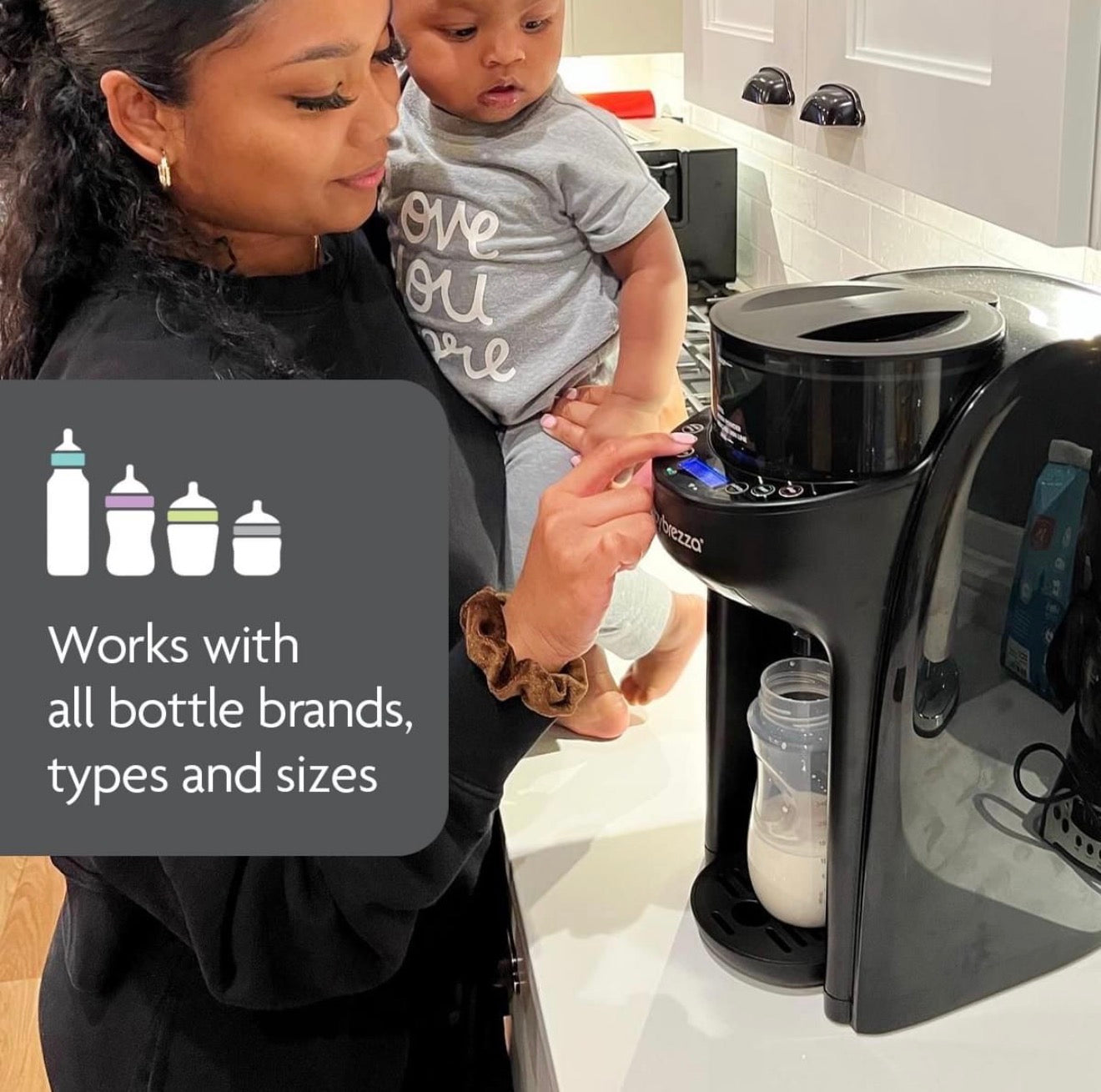 baby brezza Formula Pro Advanced Formula Dispenser - All Black