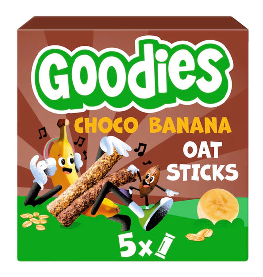 Goodies Choco Banana Oat Sticks 5x23g
