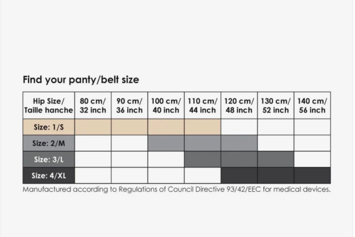 Carefix Maternity Support Belt Small - Black