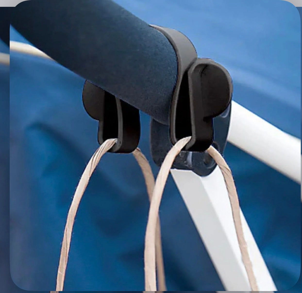 Clippasafe Large Pram & Stroller Bag Clips 2 pcs
