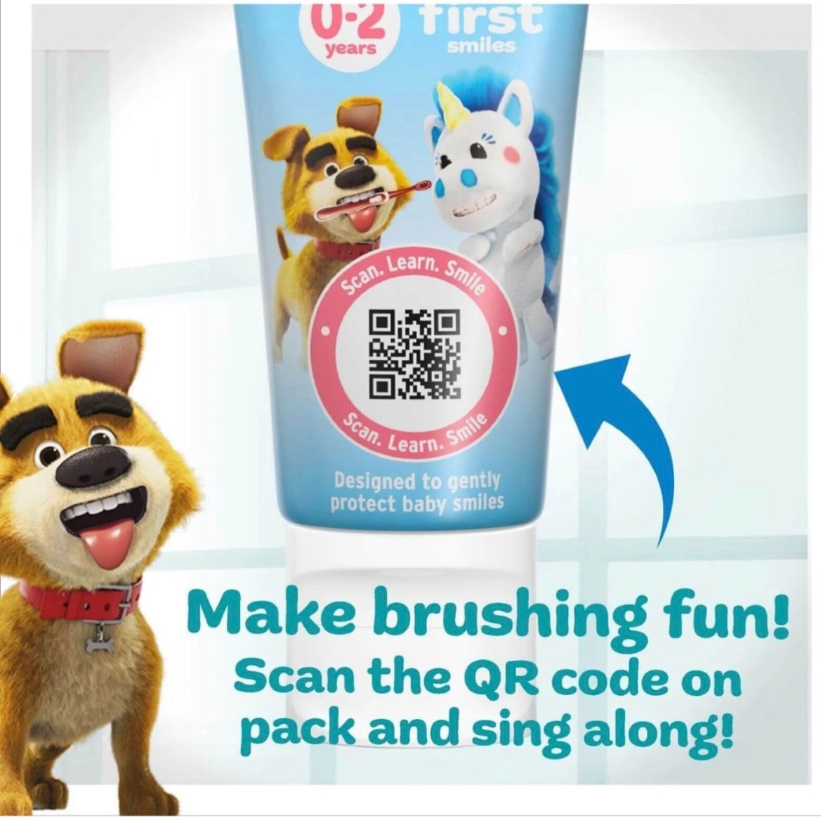 Colgate Kids Strawberry Flavour Baby Toothpaste 0-2 years 50ml