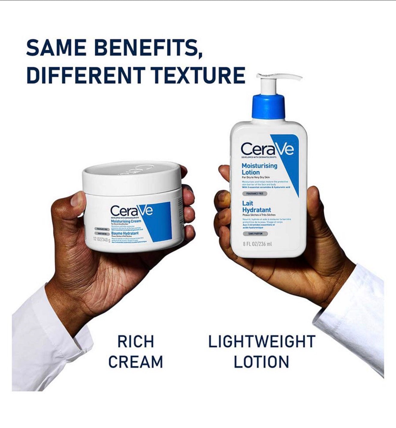CeraVe Moisturising Cream Pot with Hyaluronic Acid & Ceramides for Dry to Very Dry Skin 454g
